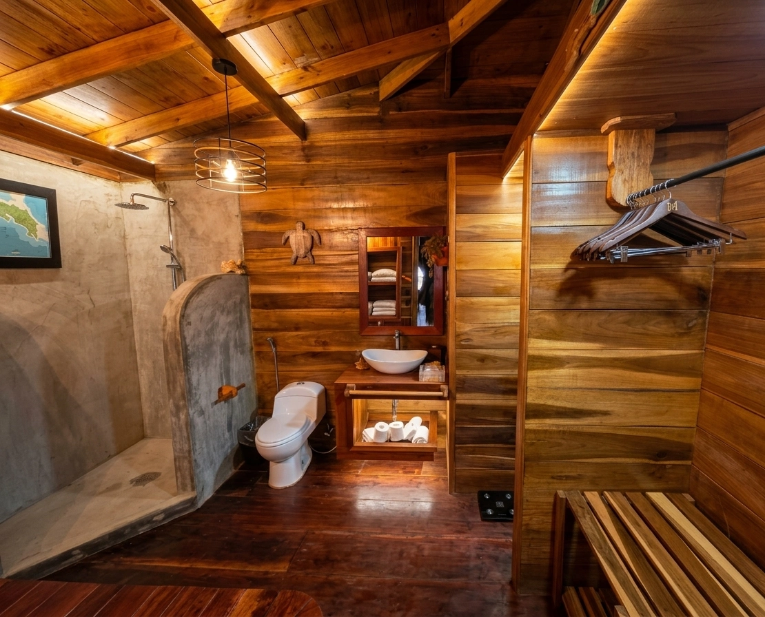 Central Hotel Bocas del Toro -Baño Principal -Alfa